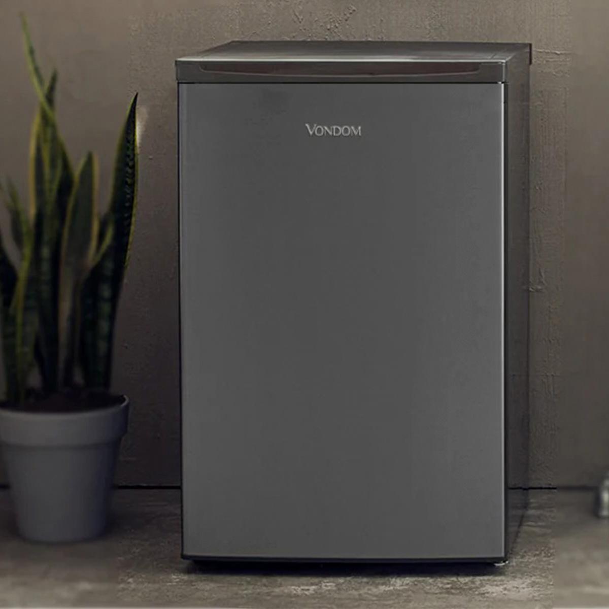 Heladera Bajo Mesada 124 Litros Vondom HEL82 Acero Inoxidable Con Congelador